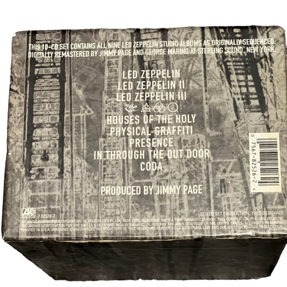 SOLD LED ZEPPELIN The complete studio recording‘s 10 CD box set NIB - Picture 5 of 13